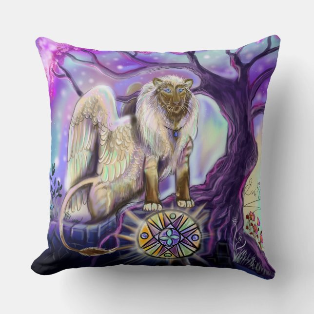 Coussin Sky Lion (Recto)