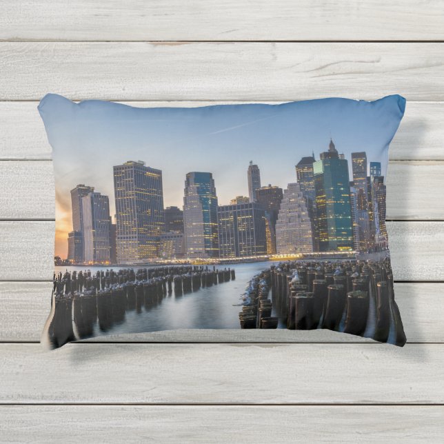 Coussin Skyline de New York (Devant)
