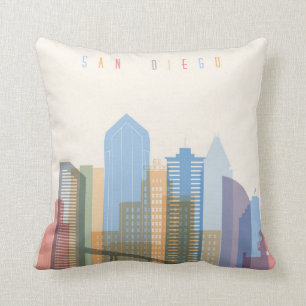 Coussin Skyline de San Diego City
