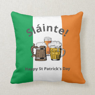 Coussin Sláinte ! HAPPY JOUR DE LA SAINT PATRICK Cartoon B