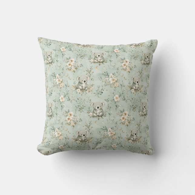 Coussin Sleepy Koala Dreams (Recto)