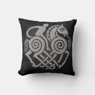 Coussin Sleipnir et Odin Symbole Mythologie Nordique Desig