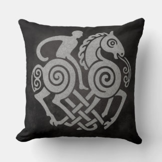 Coussin Sleipnir et Odin Symbole Mythologie Nordique Desig