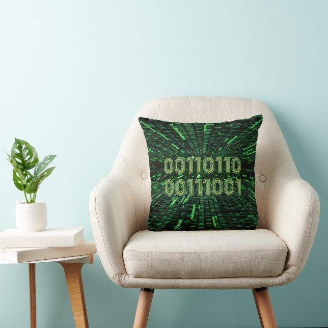 Coussin SlipperyJoe's 69 code binaire dynamique ordinateur (Chaise)