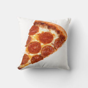 Coussin SlipperyJoe's classique pepperoni pizza tranche fo