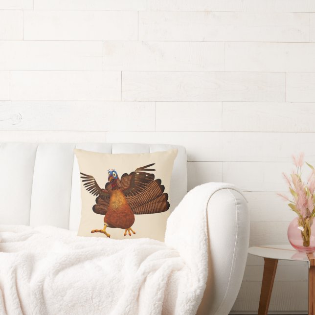 Coussin SlipperyJoe's Thanksgiving gobble de manière respo (Canapé)