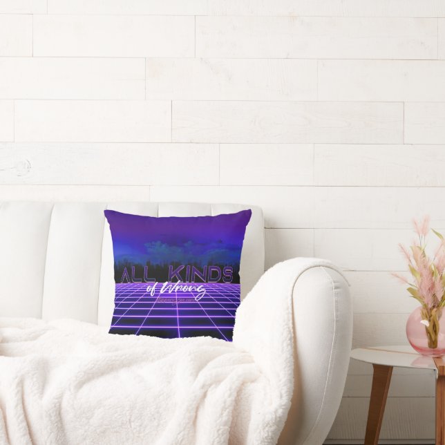 Coussin SlipperyJoe's toutes sortes tort bold 3D texte ret (Canapé)