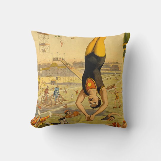 Coussin Slogan SUPÉRIEUR de plongée (Recto)