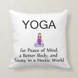 Coussin Slogan SUPÉRIEUR de yoga