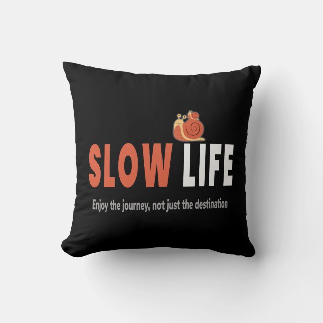 Coussin Slow Life. Simplicidad. Mindfulness. Bienestar.  (Recto)