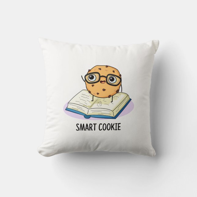 Coussin Smart Cookie Funny Snack Pun (Recto)