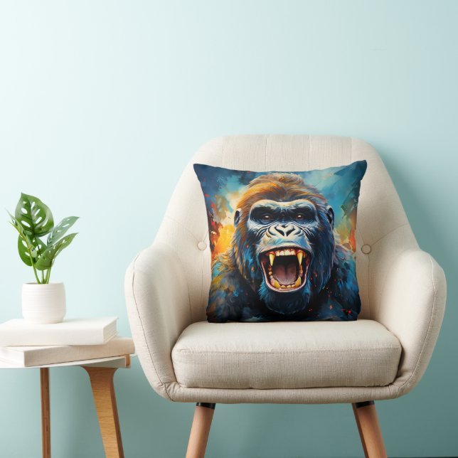 Coussin Smiling gorilla (Chaise)