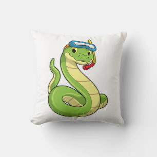 Coussin Snake as Diver wirth Snorkel