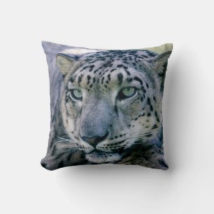 Coussin Snow Leopard closeuse