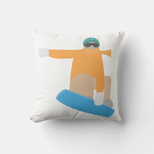 Coussin Snowboardeur (Recto)
