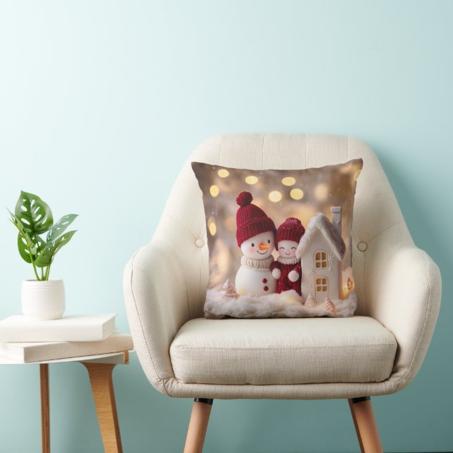Coussin Snowman Frosty Sibings Winter Joie (Chaise)