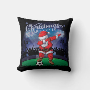 Coussin Soccer de Noël du Père Noël