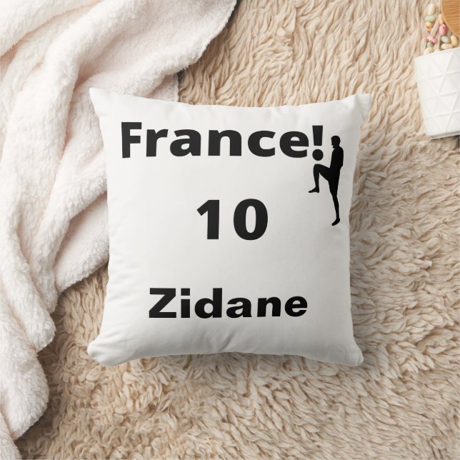 Coussin Soccer France, personnalisable (Couverture)