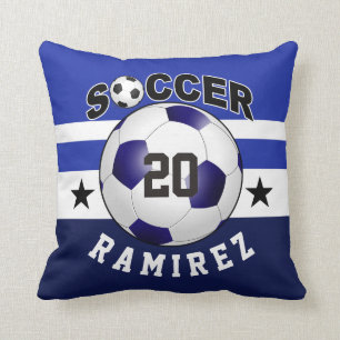 Coussin Soccer Sports Jersey Nom personnalisé Numéro  coba