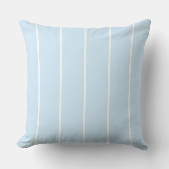 Coussin Soft Color Vertical Stripe Pattern Design (Recto)