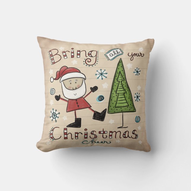 Coussin Soin de Noël (Recto)