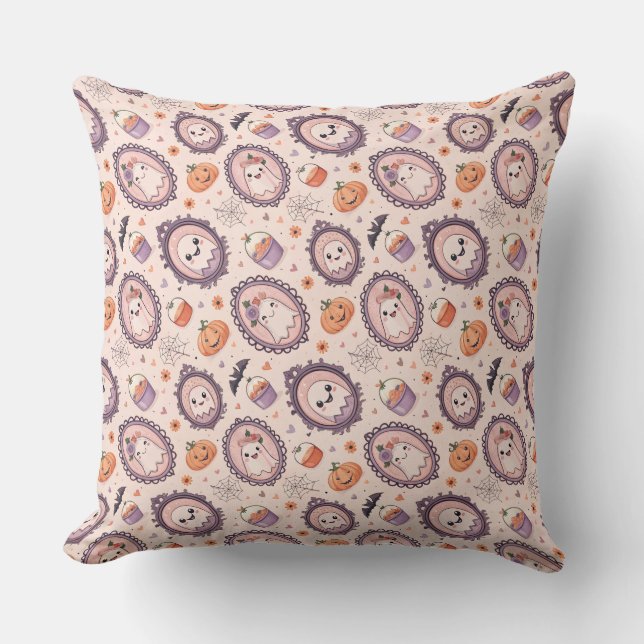 Coussin Soins Ghosts & Whimsy d'automne (Recto)