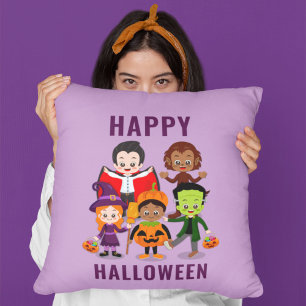 Coussin Soirée costumée pour enfants d'Halloween