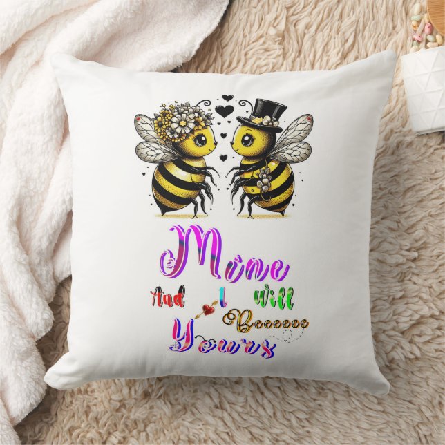 Coussin Sois à moi et je serai à toi (Couverture)