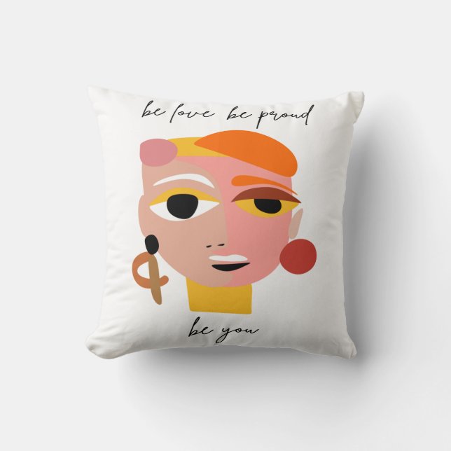 Coussin Sois Amoureux Sois Fier Sois Toi (Recto)