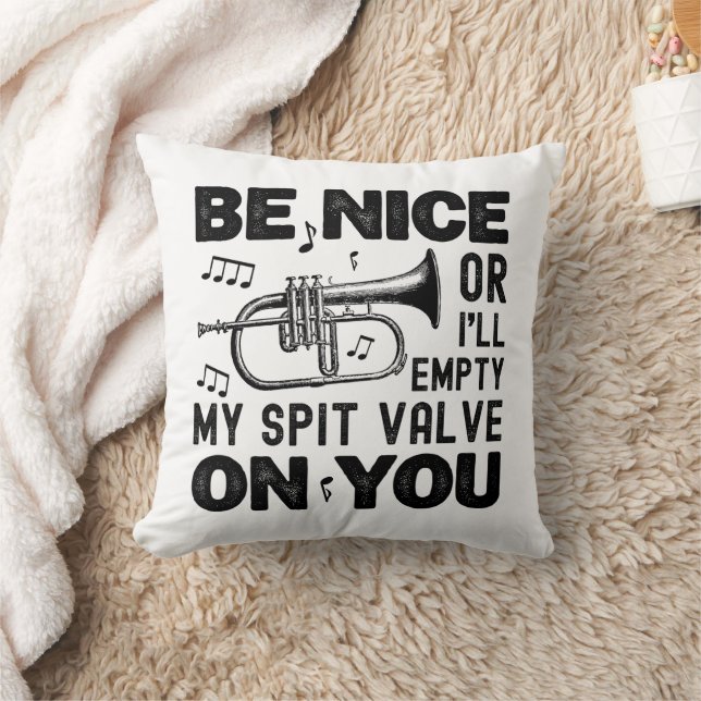Coussin Sois gentil Je Vide Mon Cool De Vanne De Souche Fl (Couverture)