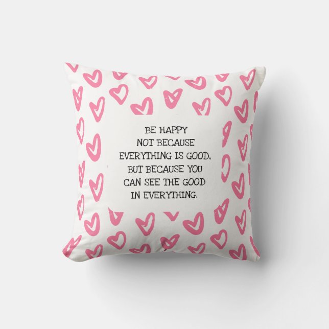 COUSSIN SOIS HEUREUX (Recto)