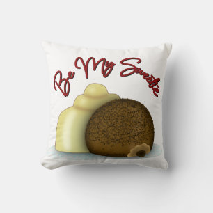 Coussin Sois ma douce Chocolat blanc Saint Valentin