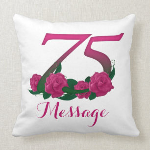 Coussin Soixante-quinzième carreau customisé 20"