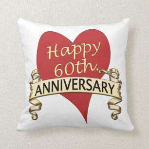Coussin soixantième. Anniversaire