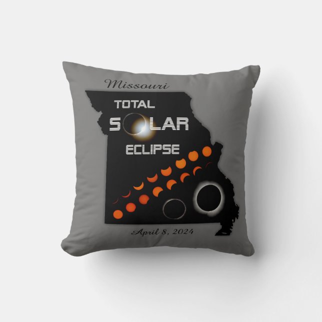 Coussin solaire Eclipse du Missouri (Recto)