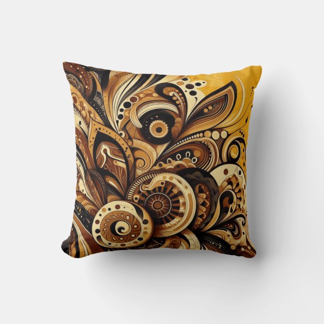 Coussin Solar Abstraction (Recto)