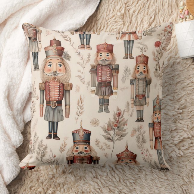 Coussin Soldats Casse-Noisette Vintage - Noël Classique 1 (Couverture)