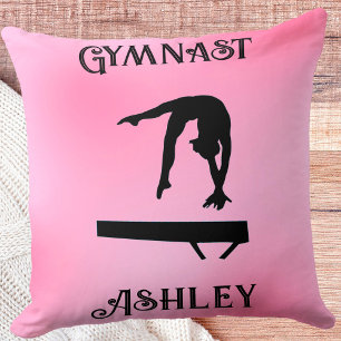 Coussin Solde de la gymnaste rose pâle