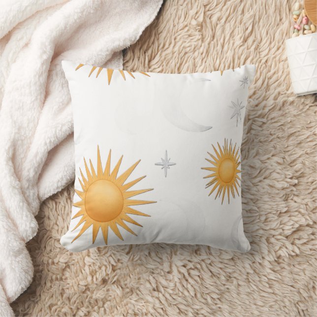 Coussin Soleil Boho Cadeau pour Elle Décoration de (Couverture)