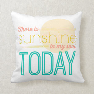 Coussin Soleil dans mon âme