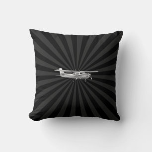 Coussin Soleil d'éclatement volant de la silhouette de Ce