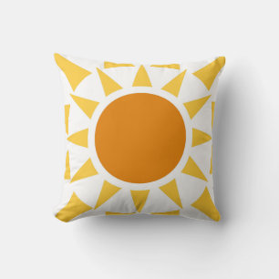 Coussin Soleil d'été réversible