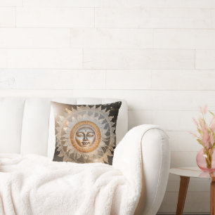 Coussin Soleil doré