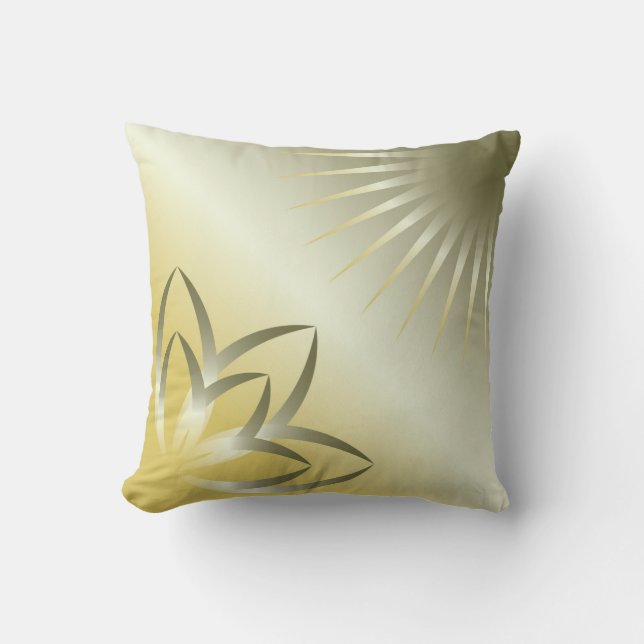 Coussin soleil et fleur (Recto)
