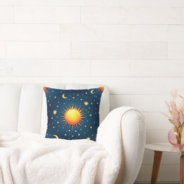 Coussin Soleil et Lune (Canapé)