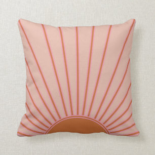 Coussin Soleil lever Terracotta Terre Tons Soleil