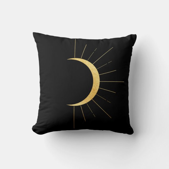 Coussin Soleil réversible et lune (Recto)