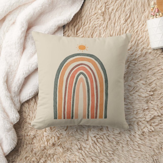 Coussin Soleil sur un arc-en-ciel (Couverture)