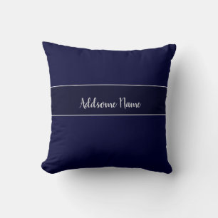 Coussin Solid color Navy Blue Modern Stylish