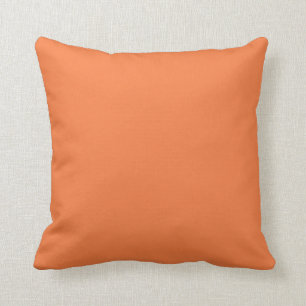 Coussin Solid orange mango apricot